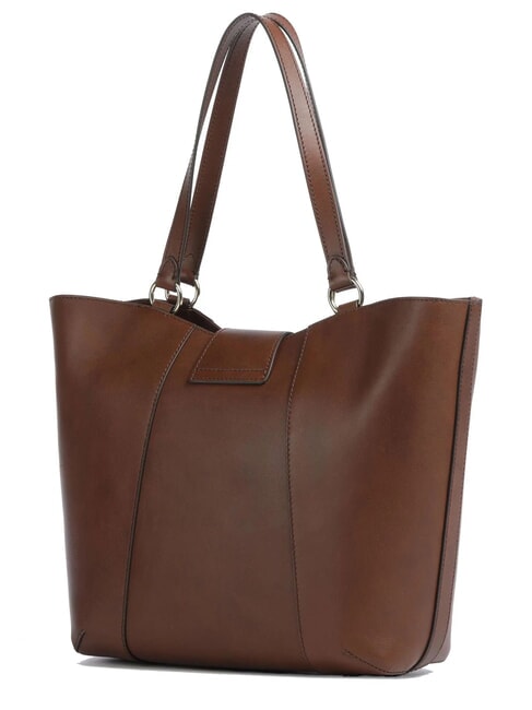 ERICA Bolso de compras de cuero BROWN - Bolsos Mujer
