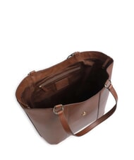 THE BRIDGE ERICA Bolso de compras de cuero BROWN - Bolsos Mujer - 4