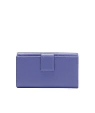 COCCINELLE METALLIC SOFT Cartera grande de piel azul - Carteras Mujer - 2