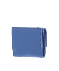 COCCINELLE METALLIC SOFT Cartera de piel granulada azul - Carteras Mujer - 5