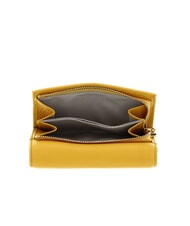 COCCINELLE METALLIC SOFT Cartera plegable de piel martillada soleado - Carteras Mujer - 3