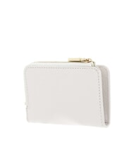 COCCINELLE METALLIC SOFT Tarjetero de piel blanco - Carteras Mujer - 4