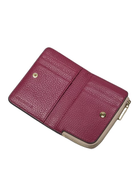 METALLIC TRICOLOR Billetera de cuero negro - Carteras Mujer