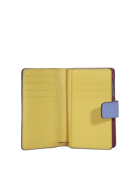 METALLIC TRICOLOR Billetera de cuero sangr&iacute;a - Carteras Mujer