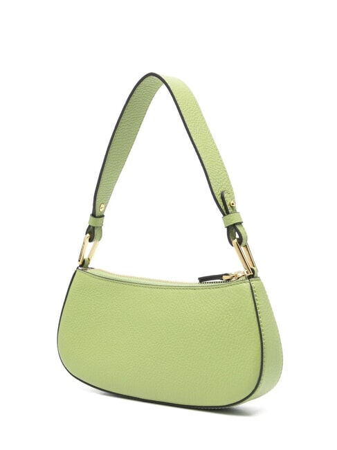 MERVEILLE Bolso bandolera en piel texturizada guacamole - Bolsos Mujer
