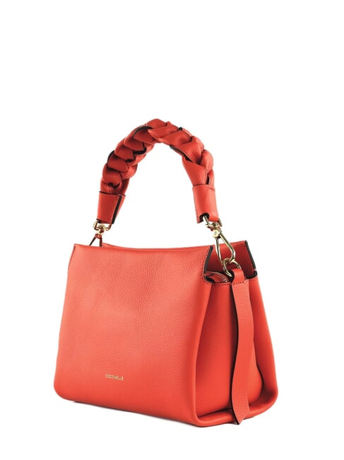 BOHEME GRANA DOUBLE Bolso de mano, con bandolera, en piel gazpacho - Bolsos Mujer