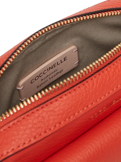 BEAT SOFT Minibolso de piel con textura gazpacho - Bolsos Mujer