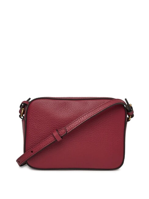 BEAT SOFT Minibolso de piel con textura sangría - Bolsos Mujer