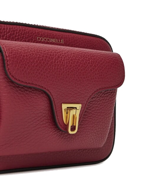 BEAT SOFT Minibolso de piel con textura sangría - Bolsos Mujer