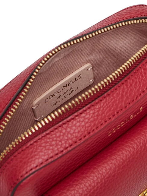 BEAT SOFT Minibolso de piel con textura sangría - Bolsos Mujer