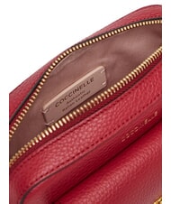 COCCINELLE BEAT SOFT Minibolso de piel con textura sangría - Bolsos Mujer - 6