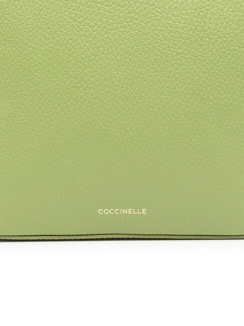 TEBE Bolso pequeño de piel con textura guacamole - Bolsos Mujer