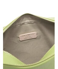 COCCINELLE TEBE Bolso pequeño de piel con textura guacamole - Bolsos Mujer - 4