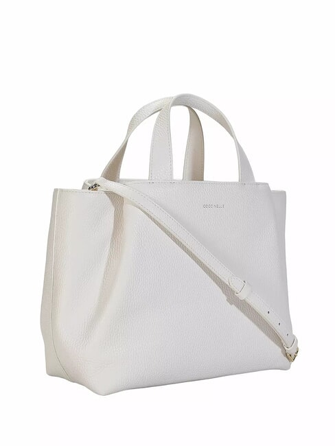 MALORY Shopper de mano, con bandolera. blanco - Bolsos Mujer