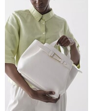 COCCINELLE MALORY Shopper de mano, con bandolera. blanco - Bolsos Mujer - 7