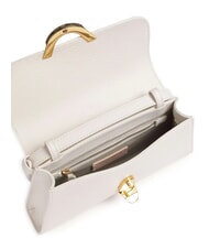 COCCINELLE DEW Bolso bandolera, en piel. blanco - Bolsos Mujer - 4