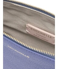 COCCINELLE ALIAS Bolso de mano de piel azul - Bolsos Mujer - 4