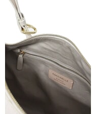 COCCINELLE ABIGAIL bolso de hombro media luna blanco - Bolsos Mujer - 5