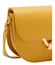 COCCINELLE DEW Bolso bandolera de piel martillada soleado - Bolsos Mujer - 5