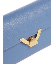 COCCINELLE DEW Bolso bandolera, en piel. azul - Bolsos Mujer - 3