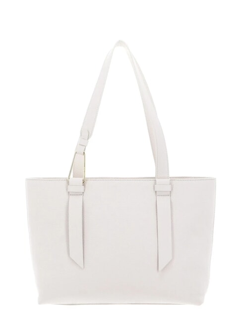 MALORY  Bolso shopping de piel blanco - Bolsos Mujer