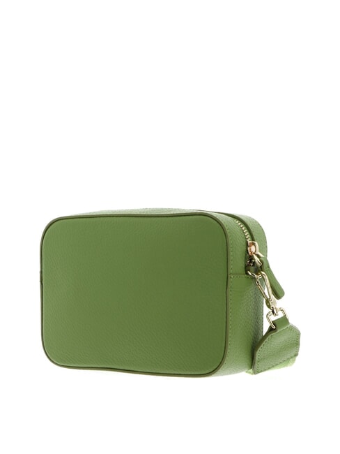 TEBE Bolso bandolera en piel texturizada guacamole - Bolsos Mujer