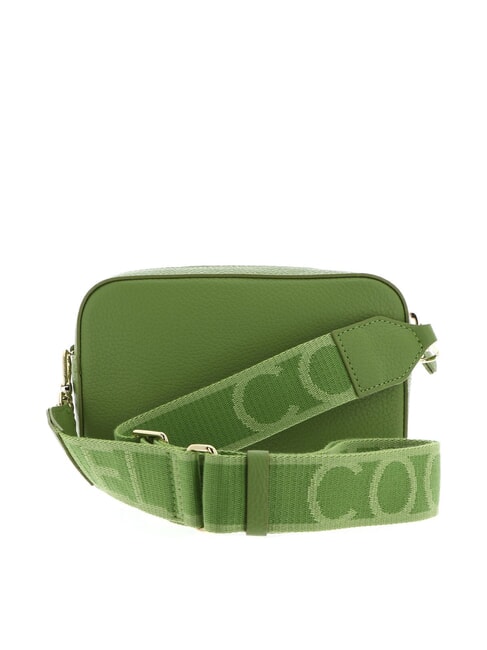 TEBE Bolso bandolera en piel texturizada guacamole - Bolsos Mujer