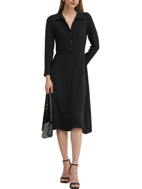 DEW Bolso bandolera, en piel. negro - Bolsos Mujer