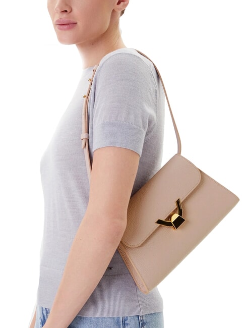 DEW Bolso bandolera, en piel. rosetas - Bolsos Mujer