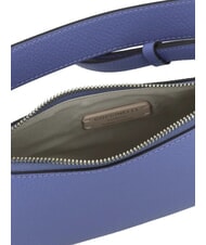 COCCINELLE MERVEILLE Bolso bandolera en piel texturizada azul - Bolsos Mujer - 4