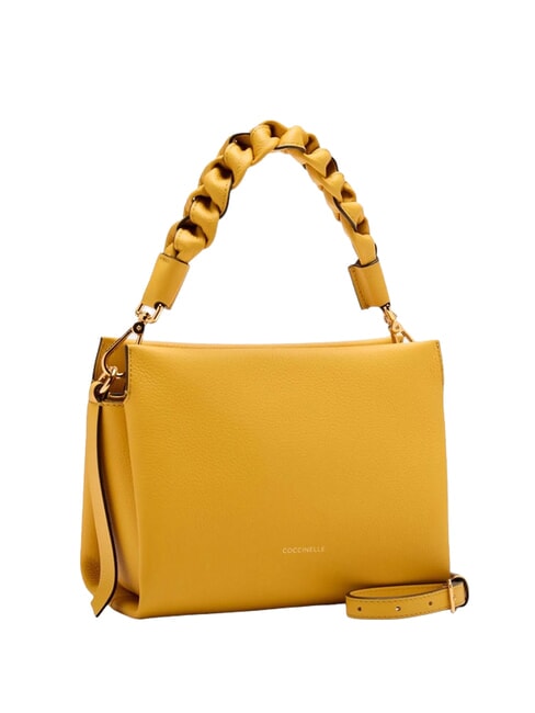 BOHEME GRANA DOUBLE Bolso de mano, con bandolera, en piel soleado - Bolsos Mujer