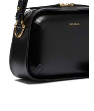 COCCINELLE MALETA CALF COC Bolso bandolera de piel con bandolera negro - Bolsos Mujer - 3