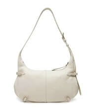 COCCINELLE ABIGAIL Bolso de hombro de piel martillada blanco - Bolsos Mujer - 3