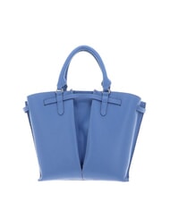COCCINELLE FLORES Bolso tote peque&ntilde;o de piel martillada azul - Bolsos Mujer - 4
