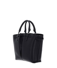 COCCINELLE FLORES Bolso tote peque&ntilde;o de piel martillada negro - Bolsos Mujer - 3