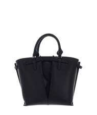 COCCINELLE FLORES Bolso tote peque&ntilde;o de piel martillada negro - Bolsos Mujer - 4