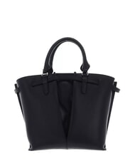 COCCINELLE FLORES Bolso tote mediano de piel martillada negro - Bolsos Mujer - 4
