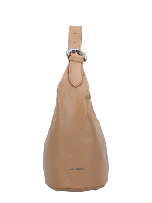 FERNANDA WRINK Bolso de hombro tipo hobo de piel batería - Bolsos Mujer