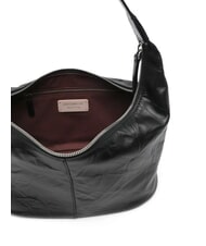 COCCINELLE FERNANDA WRINK Bolso de hombro tipo hobo de piel negro - Bolsos Mujer - 4