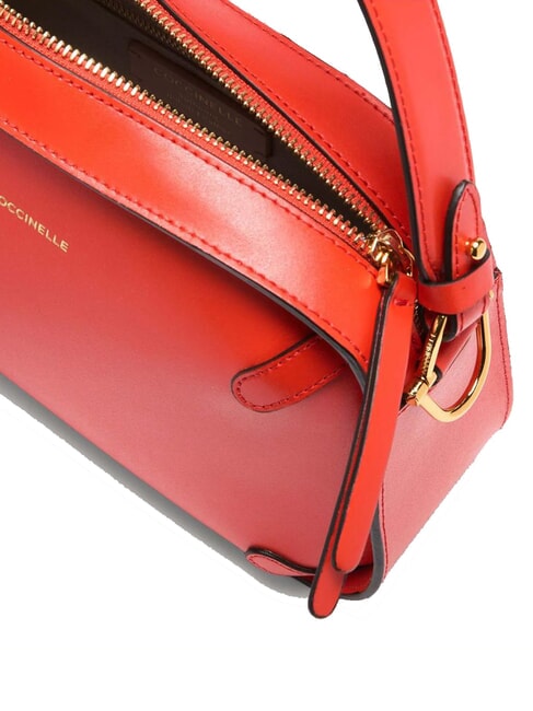 CAMPIONARIO - MALETA CALF COC Bolso bandolera de piel con bandolera gazpacho - Bolsos Mujer