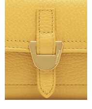 COCCINELLE CAMPUS Cartera compacta de piel martillada soleado - Carteras Mujer - 3