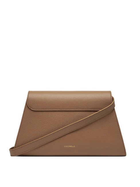 DEW Bolso de hombro mediano en piel martillada batería - Bolsos Mujer