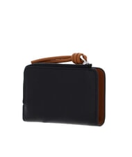 COCCINELLE MYRTHA MAXI LOG Cartera mediana de piel con cremallera negro/cuero - Carteras Mujer - 3