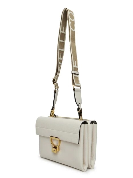 ARLETTIS SIGNATURE Bolso de piel con bandolera con logo blanco - Bolsos Mujer