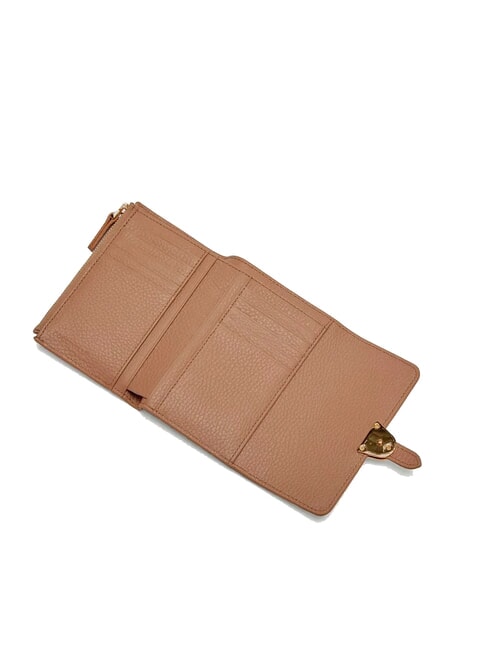 CAMPUS Cartera mediana de piel martillada bater&iacute;a - Carteras Mujer