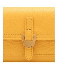 COCCINELLE CAMPUS Cartera mediana de piel martillada soleado - Carteras Mujer - 3