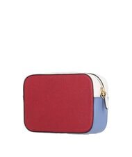 COCCINELLE TEBE TRICOLOR Mini bolso de hombro en piel martillada sangr/blan/azul - Bolsos Mujer - 2