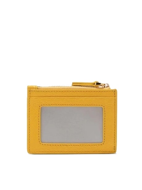 DEW Tarjetero de piel con monedero soleado - Carteras Mujer