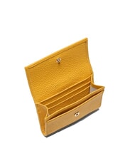 COCCINELLE METALLIC SOFT Tarjetero de cuero martillado - Carteras Mujer