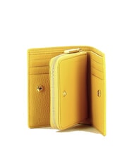 COCCINELLE METALLIC SOFT Cartera compacta de piel martillada - Carteras Mujer